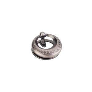   Deco Bail 2 Drop Ring Pull   Bright Nickel Brushed with Dull Lacquer