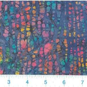 45 Wide Hand Dyed Batik Callisto Sea Fabric By The Yard 