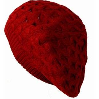 Cable Knitted Light Slouch Fashion Beanie /Beret /Winter Hat ( 8 