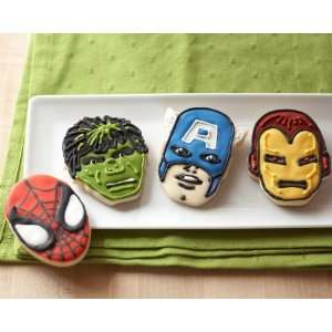 Marvel Comics Hero Cookie Cutters  The Incredible Hulk, Captain 