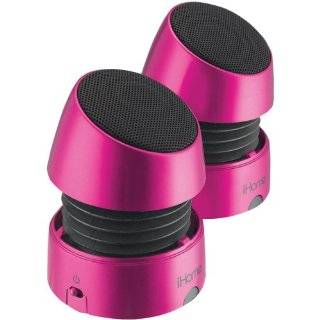  IHOME iHM79BC Rechargeable Mini Speakers (Black 