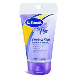 Dr. Scholls for Her, Cracked Skin Repair Cream, 3.5 Ounce Tubes (Pack 