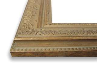   Ornate Antique Gold 1.65 Wide Complete New Wood Frame (8506)  