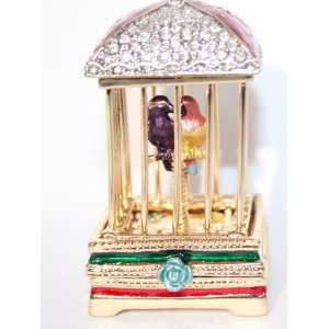  Bejeweled Birdcage Pill Box Pill Box Toys & Games