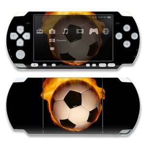  Sony PSP 1000 Skin Decal Sticker  Fire Soccer Everything 