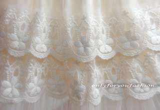 AB108 girl vivi style mesh lace crochet short mini dress skirts beige 