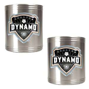   MLS 2pc Stainless Steel Can Holder Set   Primary Team Logo Sports
