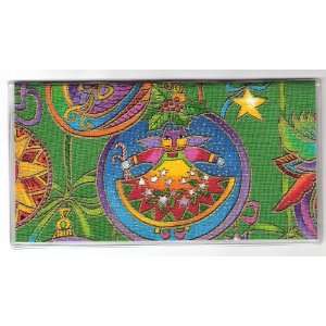  Checkbook Cover Made with Laurel Burch Bountiful Blessings 
