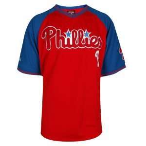   Philadelphia Phillies MLB Fashion Vneck Active Top