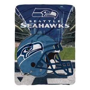  Seattle Seahawks NFL 60 X 80 Royal Plush Raschel Throw 