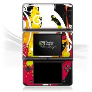  Design Skins for Nintendo DSi XL   Color Scratches Design 