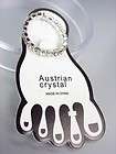   12 PC Austrian Crystals Enamel DOLPHIN Invisible PETITE Toe Rings