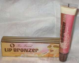 Too Faced Lip Bronzer Gloss Pink Leopard Boxed  