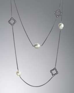 Toggle Clasp Pearl Necklace  