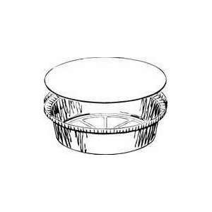 foil containers 9 diameter round with lid (509TP) 