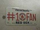red sox license plate  