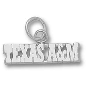  Texas A&M University Texas A & M Wordmark Pendant 