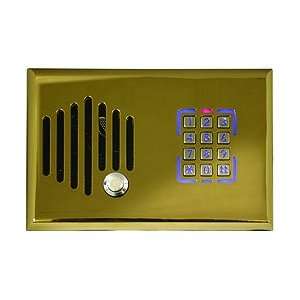  CHANNEL VISION DS30222 Brass finish intercom unit with 