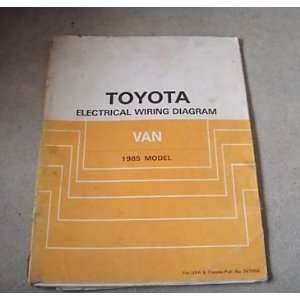  1985 Toyota Van Electrical Service Repair Shop Manual 