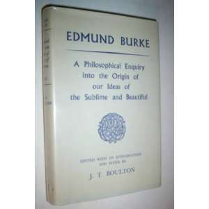   origin of our ideas of the sublime and beautiful Edmund Burke Books