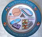 The Portion Plate by Cigna 3 Section 10 Melamine Weight Management 