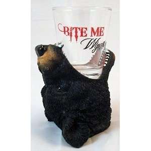  Shot  Bite Me Animal Glass EACH