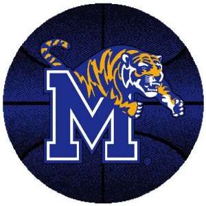  University of Memphis Tigers Basketball Rug 4 Round