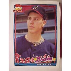 1991 Topps #227 Steve Avery [Misc.]