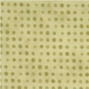  Quilting Fabric Nostalgia Flannel Green Dots Arts, Crafts 
