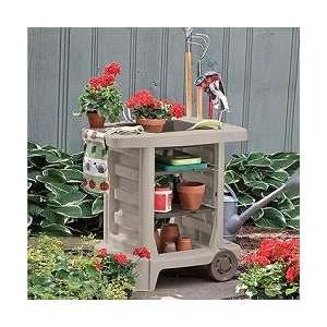  Suncast Garden Cart, Taupe With Bronze Accents Patio 