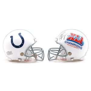   Signed Colts/SB XLI Pro Line Helmet 
