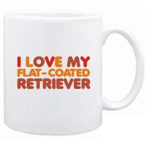  New  I Love My Flat Coated Retriever  Mug Dog