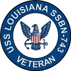  US Navy USS Louisiana SSBN 743 Ship Veteran Decal Sticker 