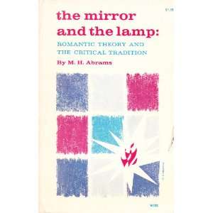   Mirror and the Lamp Romantic Theory and the Critical Tradition Books