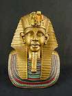 king tut egyptian pharaoh tutankhamun 9 3 4 bust decorative