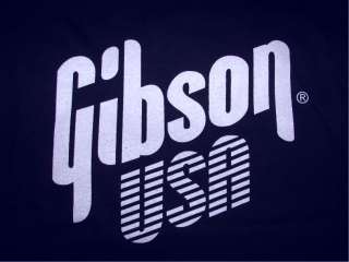 Gibson USA T SHIRT bass guitar rock punk les paul S 3X  