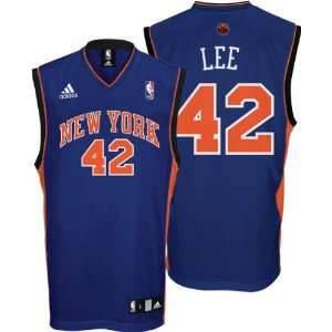  Adidas New York Knicks David Lee Replica Road Jersey 