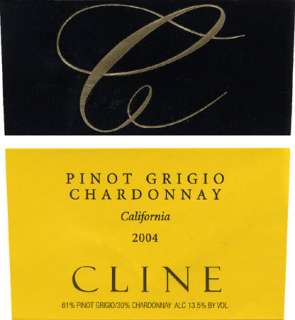 Cline Pinot Grigio Chardonnay 2004 