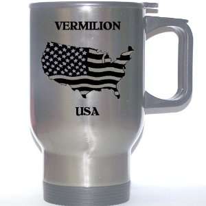    US Flag   Vermilion, Ohio (OH) Stainless Steel Mug 
