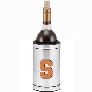   Collection Syracuse Logo Brushed Chrome Wine Chiller
