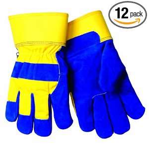 Steiner 2452X Winter Work Gloves, Blue Select Shoulder Split Cowhide 