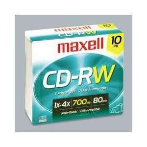  Maxell 12x CD RW Media   700MB   25 Pack Electronics