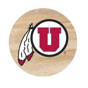 Utah Utes Sandstone Beverage Coaster, Set of 8  Kitchen 