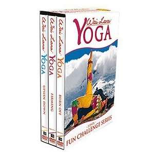  Wai Lana Yoga Fun Challenge TriPack DVD Yoga Videos 