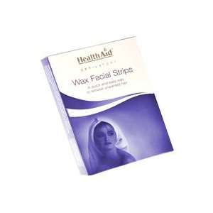 Health Aid Depilatory Facial Wax 10x2 Strips  Grocery 