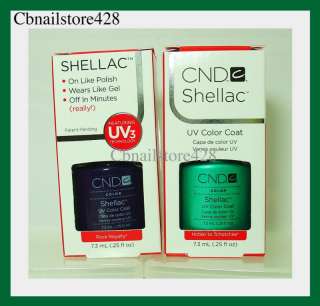 CND Shellac UV Gel Color Kit   SET OF 2 bottles + FREE GIFT  