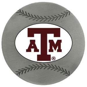  Texas A&M Aggies NCAA Baseball One Inch Pewter Lapel Pin 