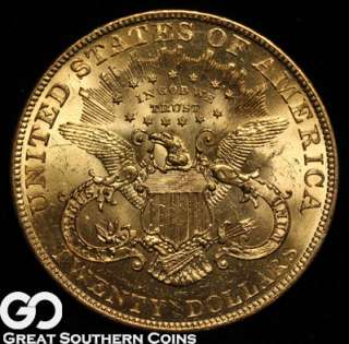 1904 $20 GOLD Liberty Double Eagle CHOICE BU++ ** LUSTROUS BLAZER 