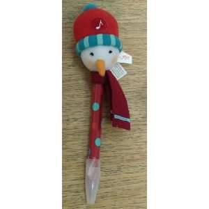 Russ Berrie Christmas Snowman Musical Pen (Red)
