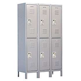 New Extra Wide Double Tier Lockers 45W x 72H x 18D  